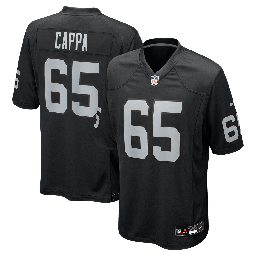 Las Vegas Raiders Alex Cappa Nike Black Game Jersey