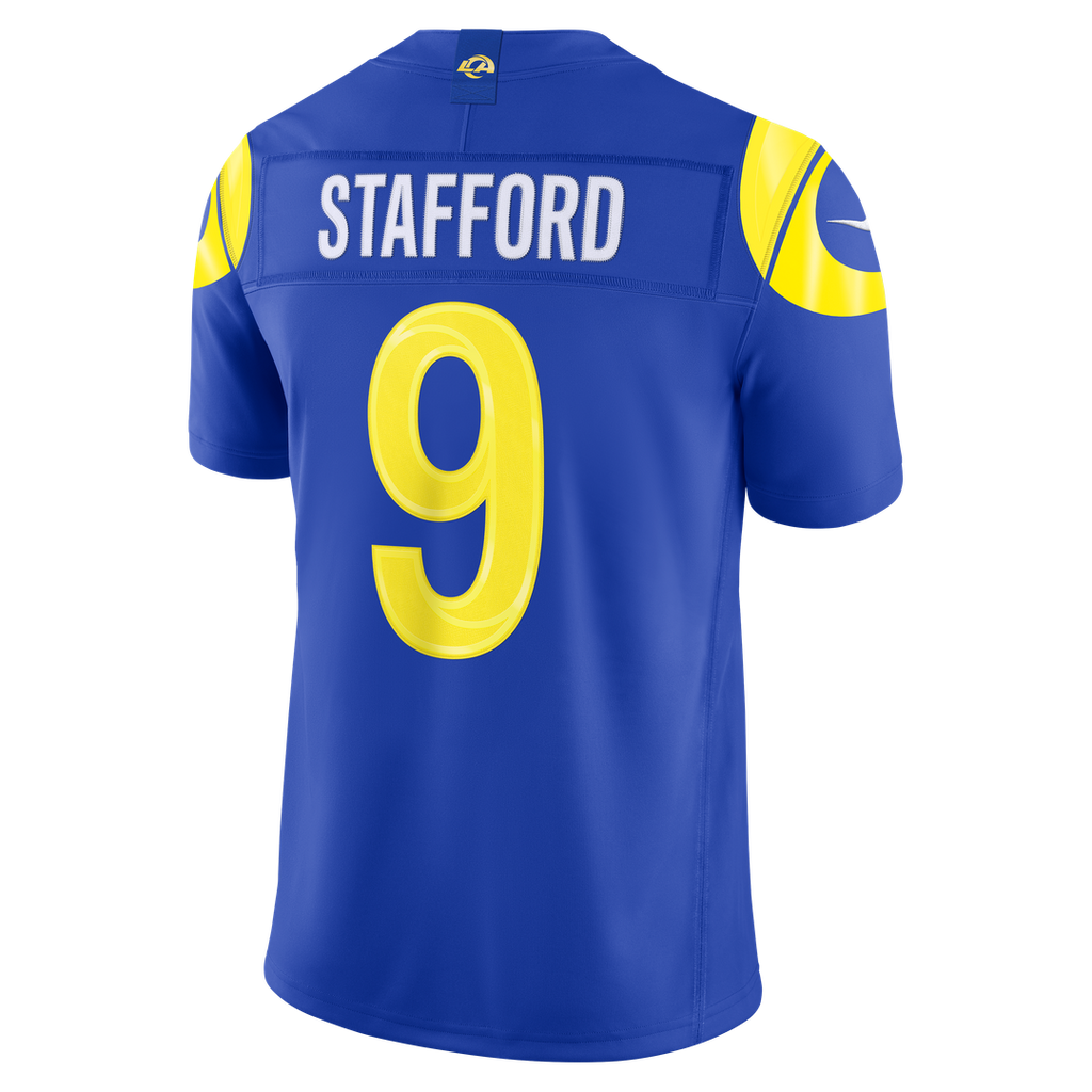 Los Angeles Rams Matthew Stafford Nike White Vapor FUSE Stitched Limited Jersey