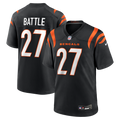 Cincinnati Bengals Jordan Battle Nike Black Game Jersey