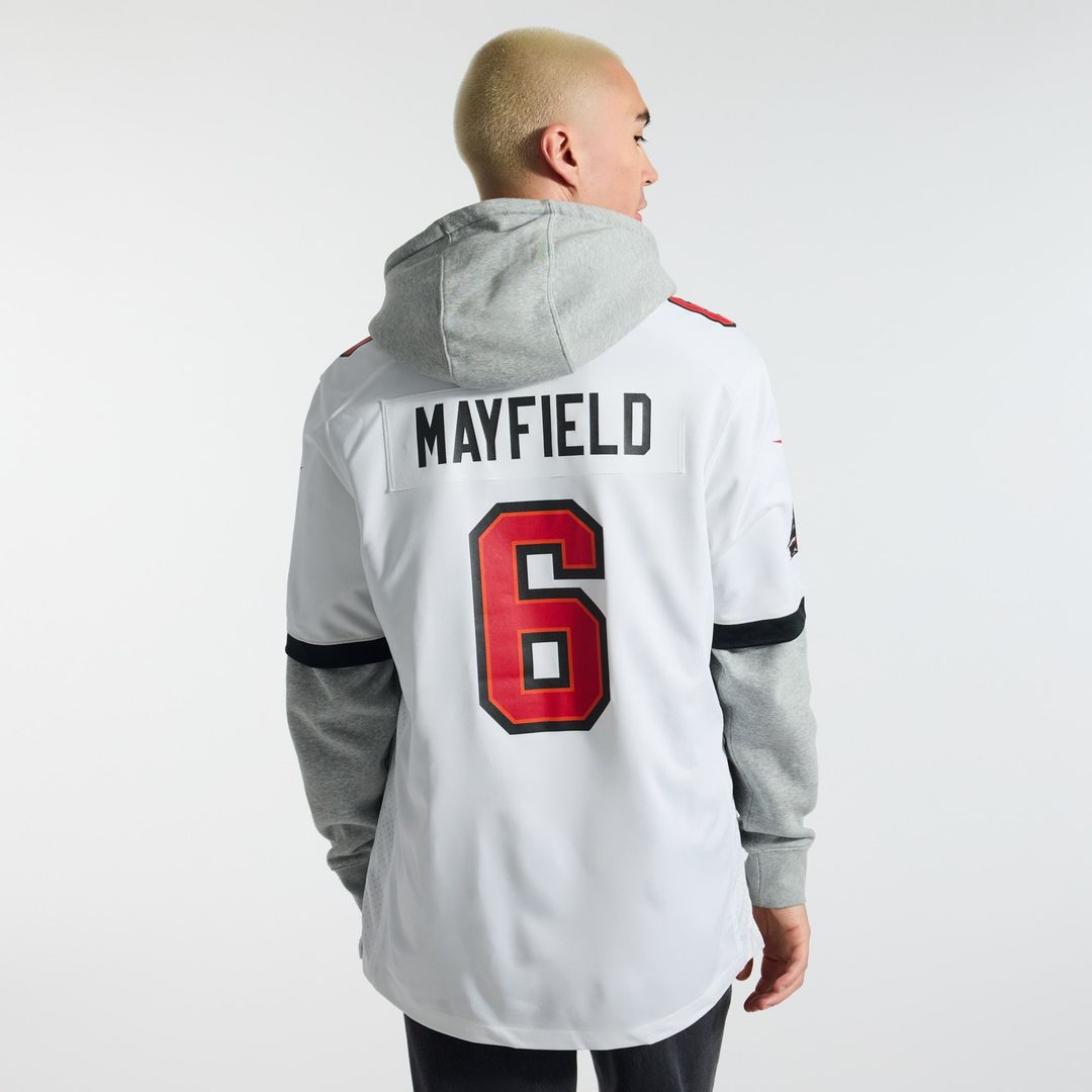 Tampa Bay Buccaneers Baker Mayfield Nike Pewter Alternate Game Jersey
