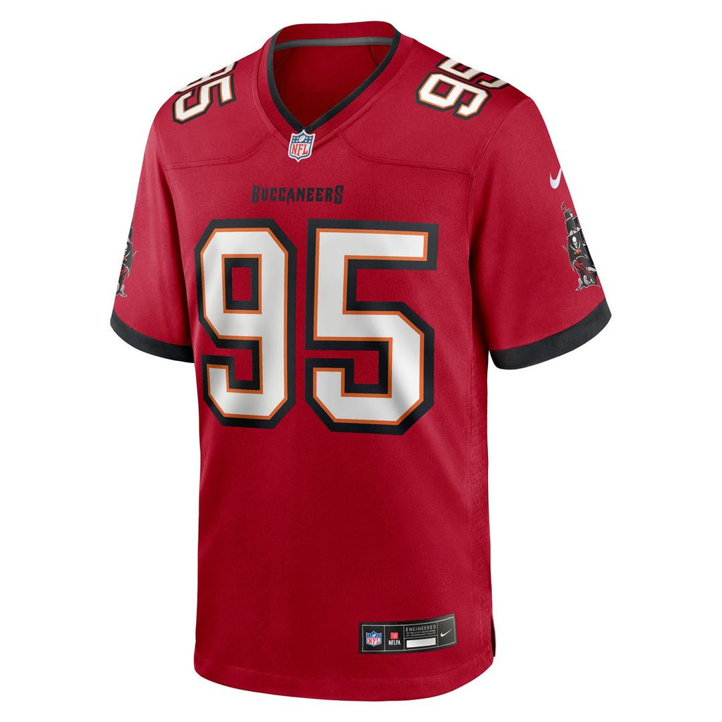 Tampa Bay Buccaneers Elijah Roberts Nike Red Game Jersey