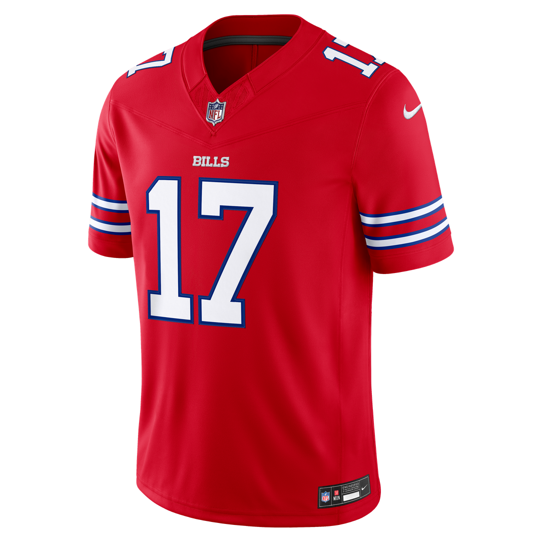 Buffalo Bills Josh Allen Nike Gray Nickel City Vapor FUSE Stitched Limited Jersey