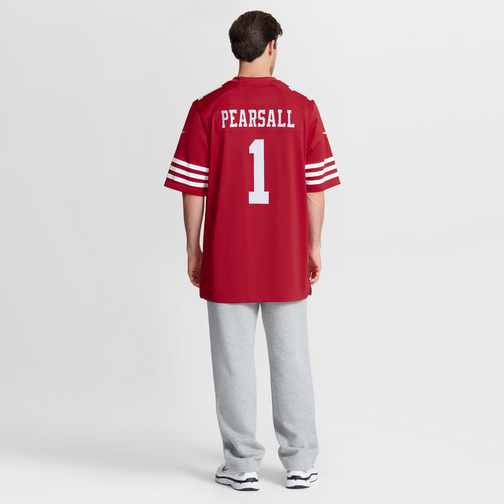 San Francisco 49ers Ricky Pearsall Nike Scarlet Game Jersey