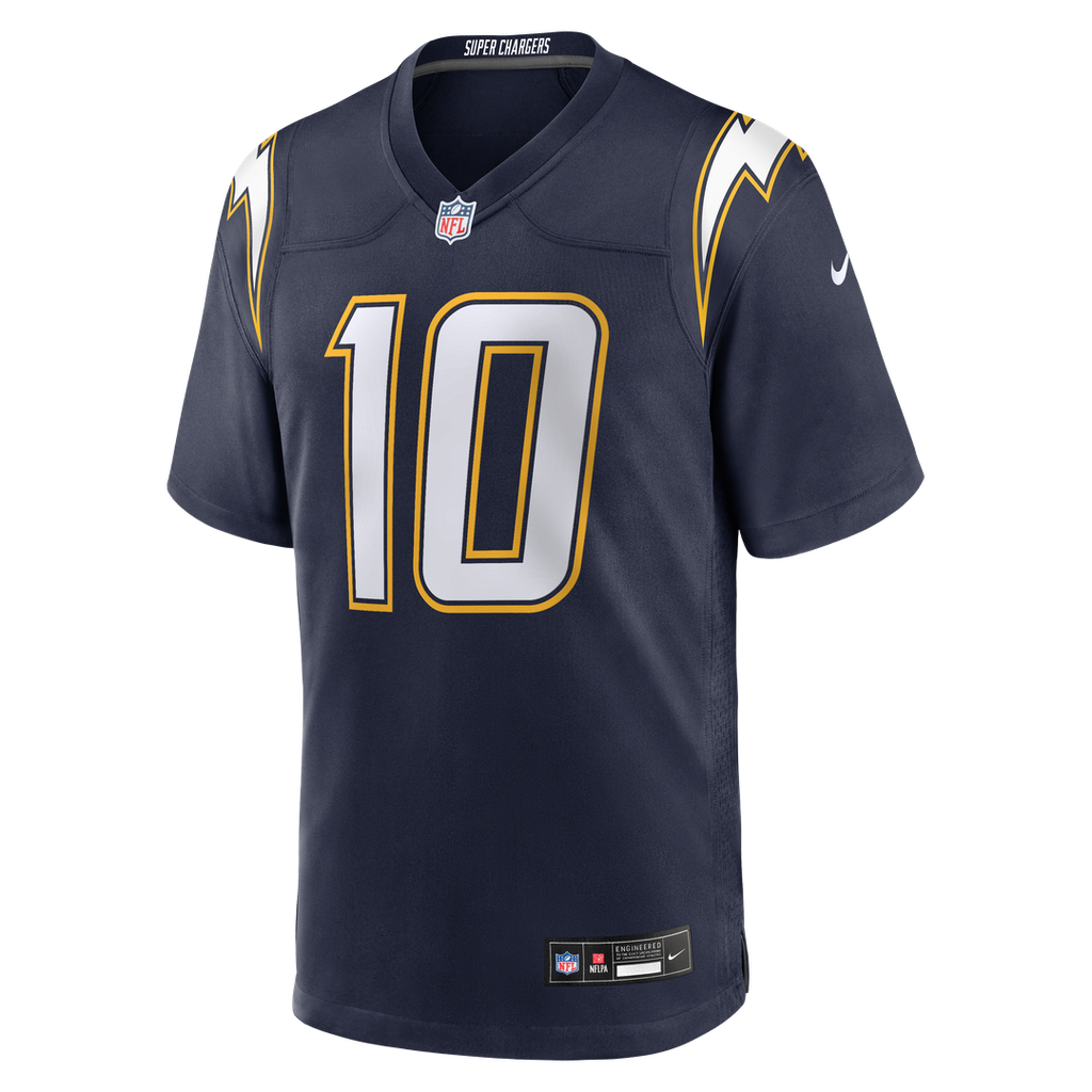 Los Angeles Chargers Justin Herbert Nike Navy Alternate Super Chargers Game Jersey