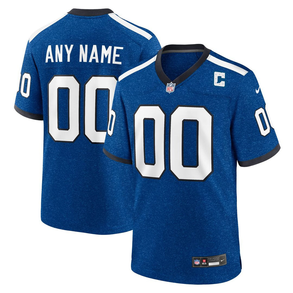 Indiana Nights Indianapolis Colts Nike Blue Alternate Custom Jersey