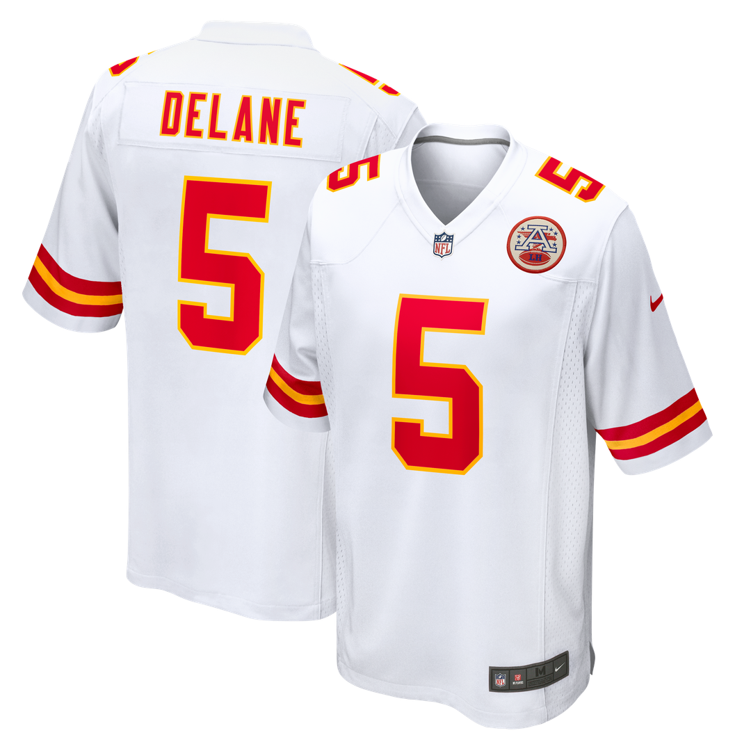 Kansas City Chiefs Mansoor Delane Nike Red Game Jersey