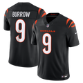 Cincinnati Bengals Joe Burrow Nike Black Team Vapor FUSE Stitched Limited Jersey