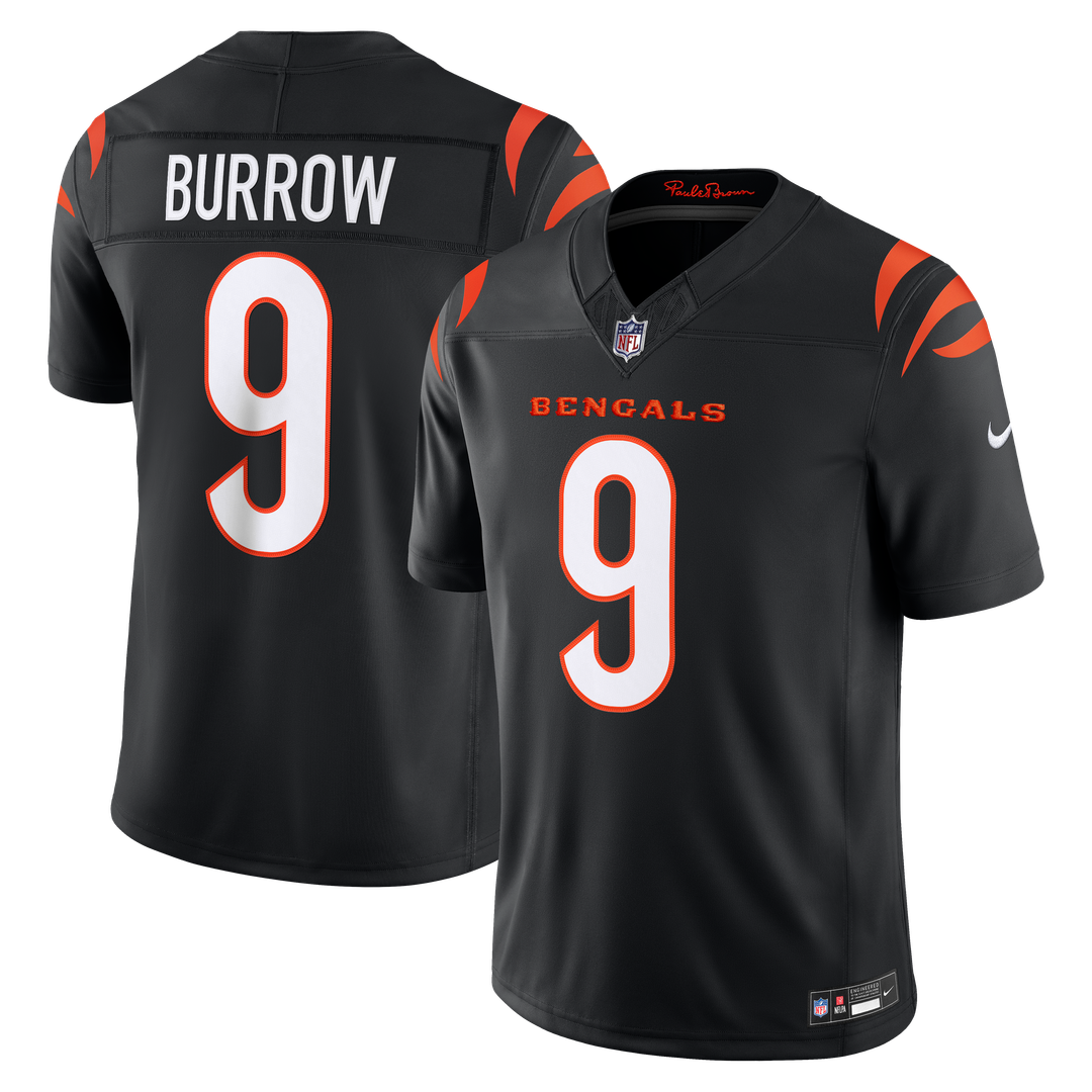 Cincinnati Bengals Joe Burrow Nike White Vapor FUSE Stitched Limited Jersey