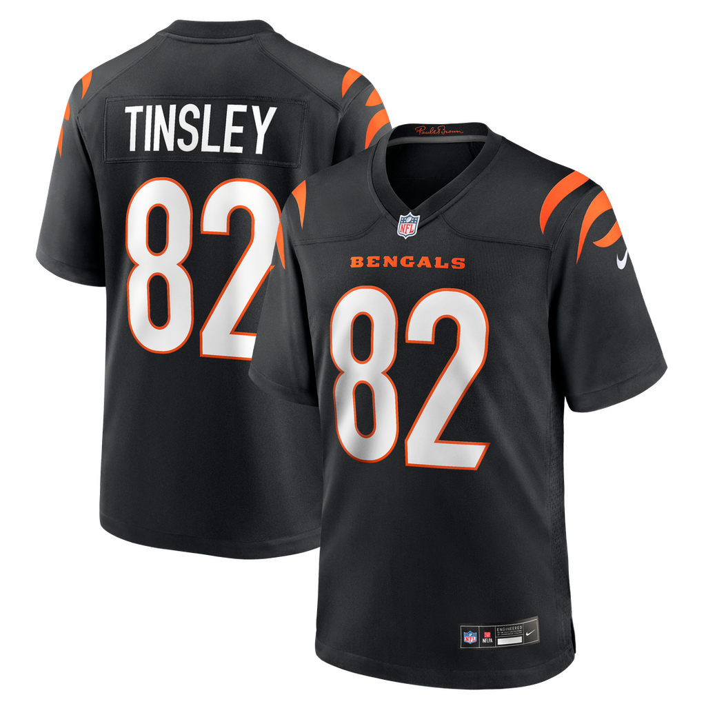Cincinnati Bengals Mitchell Tinsley Nike Black Game Jersey