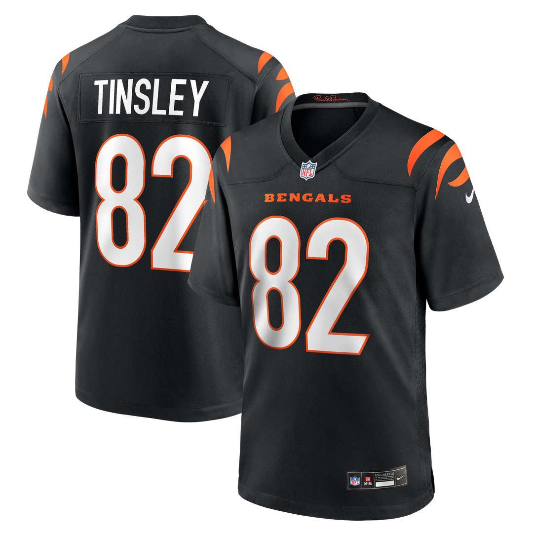 Cincinnati Bengals Mitchell Tinsley Nike Black Game Jersey
