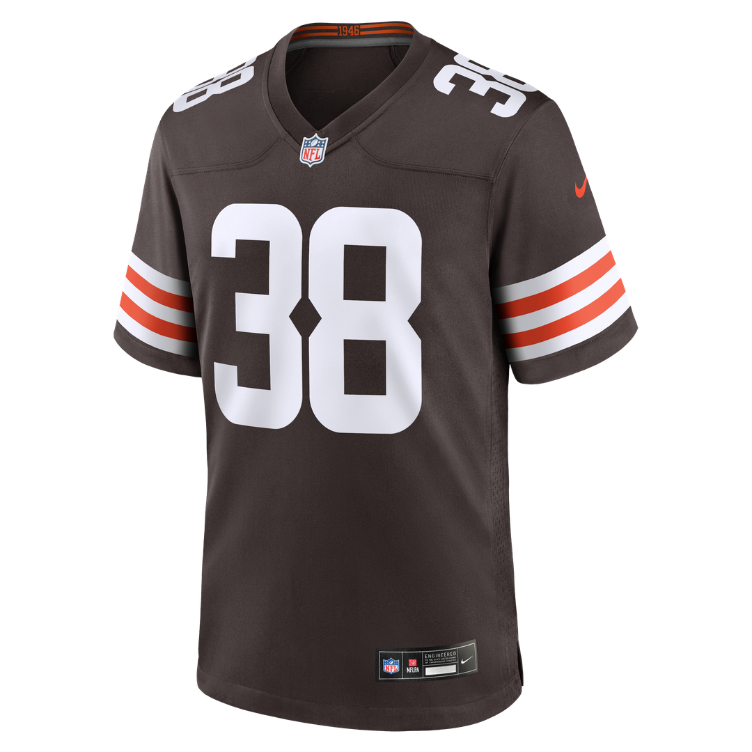 Cleveland Browns Jaleel McLaughlin Nike Brown Game Jersey