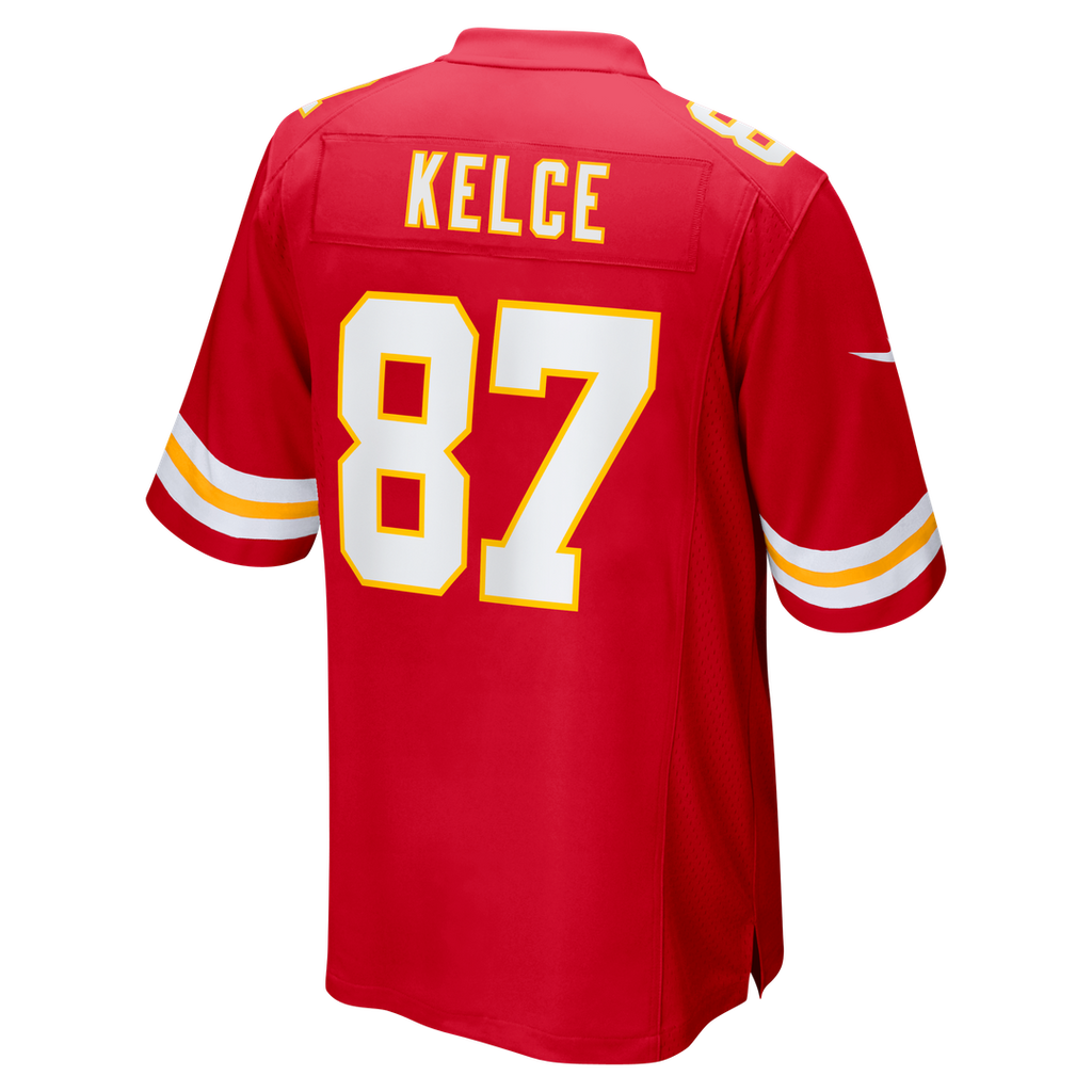Kansas City Chiefs Travis Kelce Nike White Game Jersey