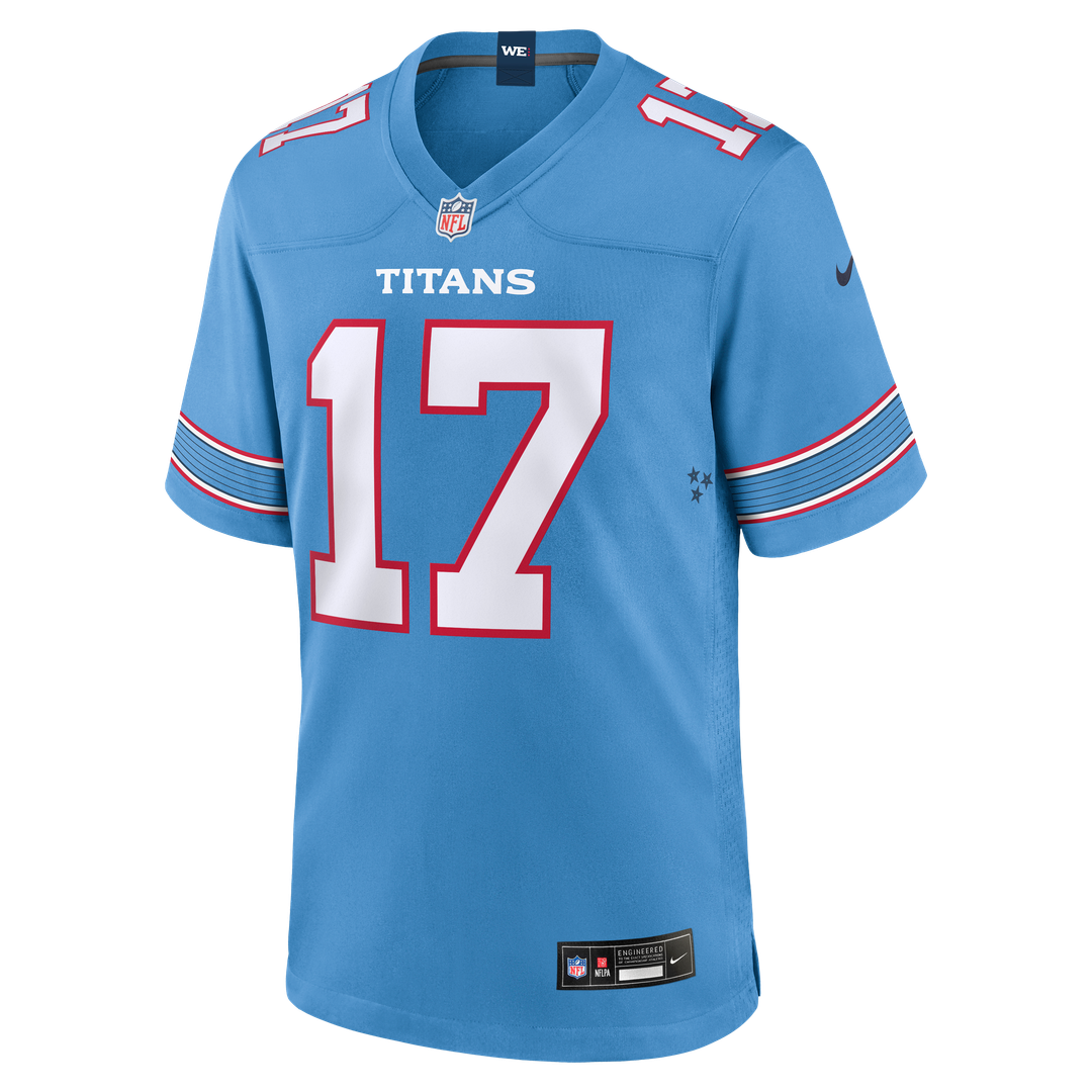 Tennessee Titans Chimere Dike Nike Light Blue Game Jersey