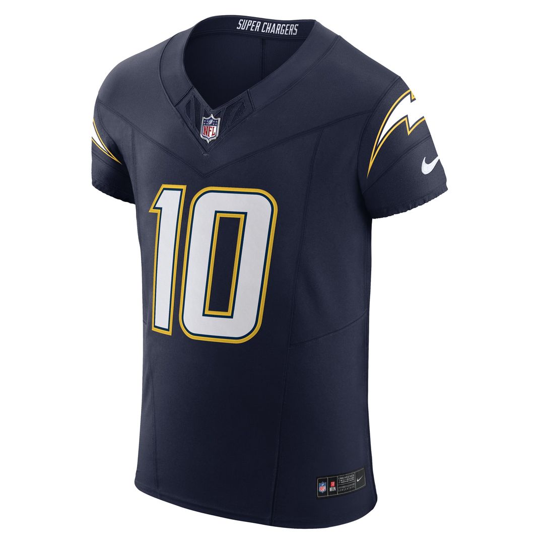 Los Angeles Chargers Justin Herbert Nike Navy Alternate Vapor FUSE Elite Jersey