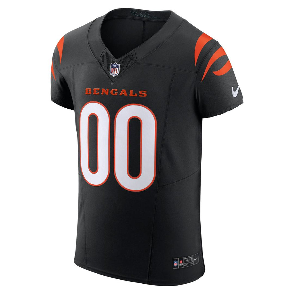Cincinnati Bengals Nike Black Team Vapor FUSE Elite Custom Jersey
