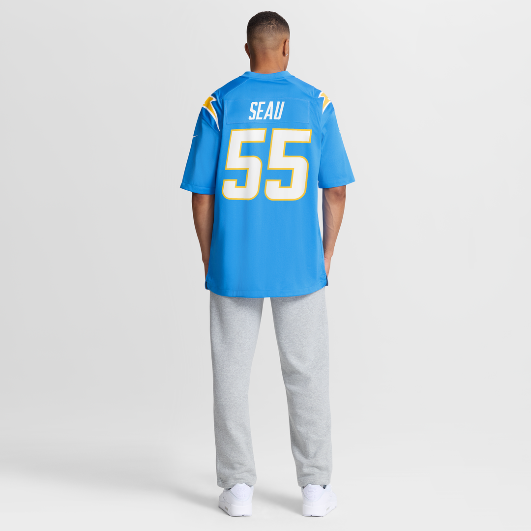 Los Angeles Chargers Junior Seau Nike Powder Blue Retired Player Game Jersey