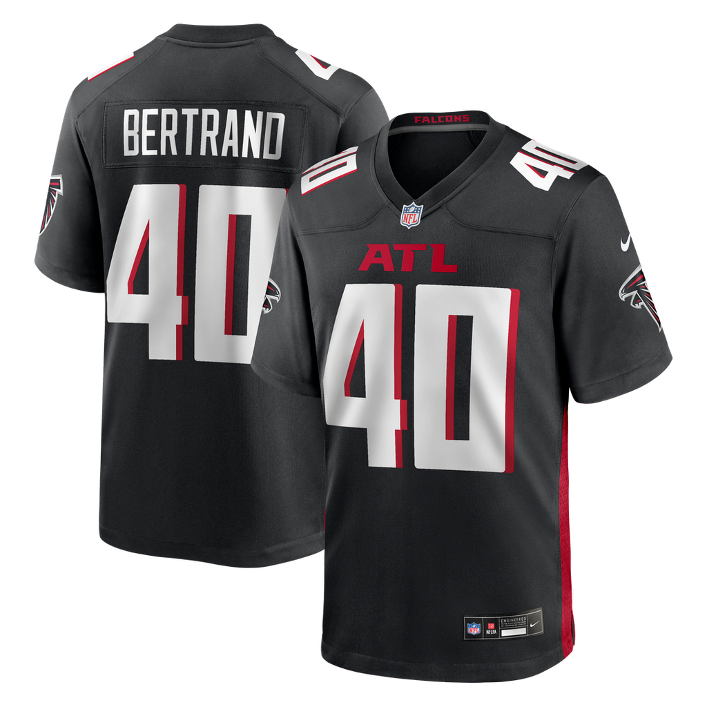 Atlanta Falcons JD Bertrand Nike Black Game Jersey