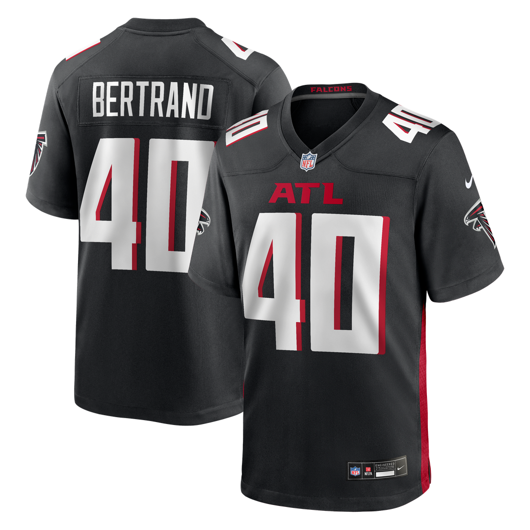 Atlanta Falcons JD Bertrand Nike Black Game Jersey