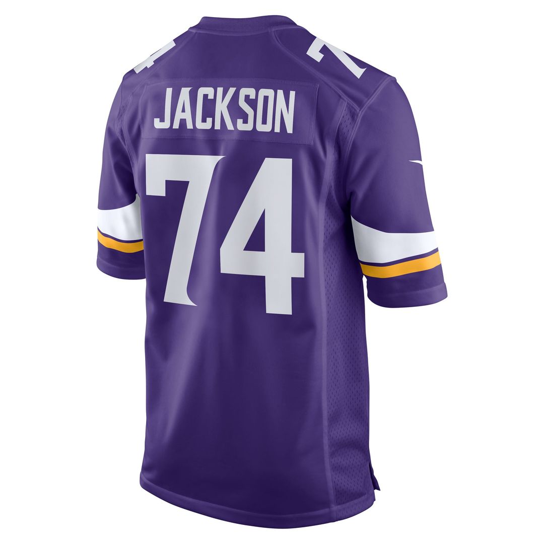 Minnesota Vikings Donovan Jackson Nike Purple Game Jersey