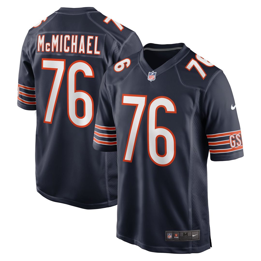 Chicago Bears Steve McMichael Nike Navy Retired Game Jersey