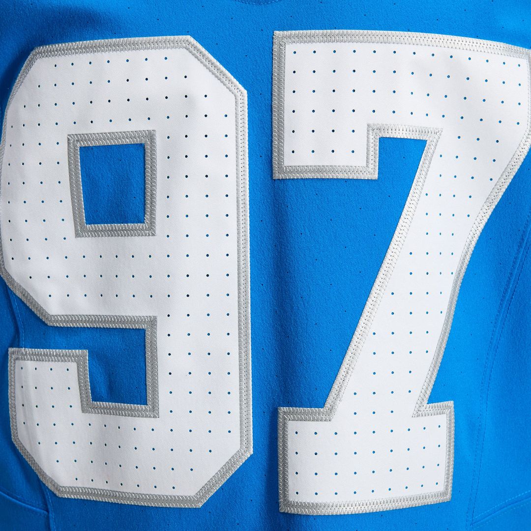 Detroit Lions Aidan Hutchinson Nike Blue Alternate Vapor FUSE Elite Jersey