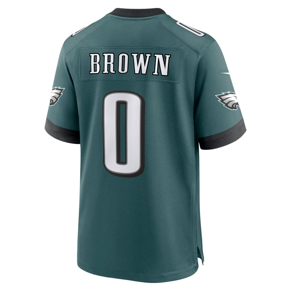 Philadelphia Eagles Marquise Brown Nike Midnight Green Game Jersey