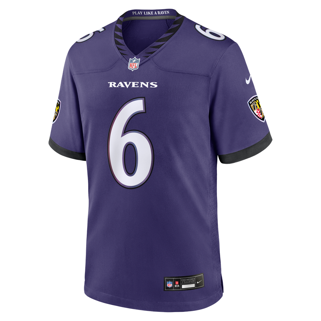 Baltimore Ravens Ja'Kobi Lane Nike Purple Game Jersey