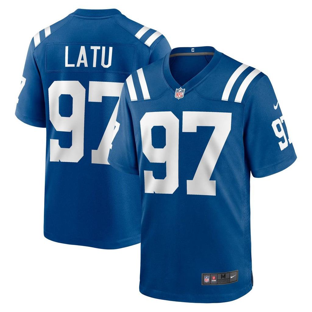 Indianapolis Colts Laiatu Latu Nike Royal Game Jersey