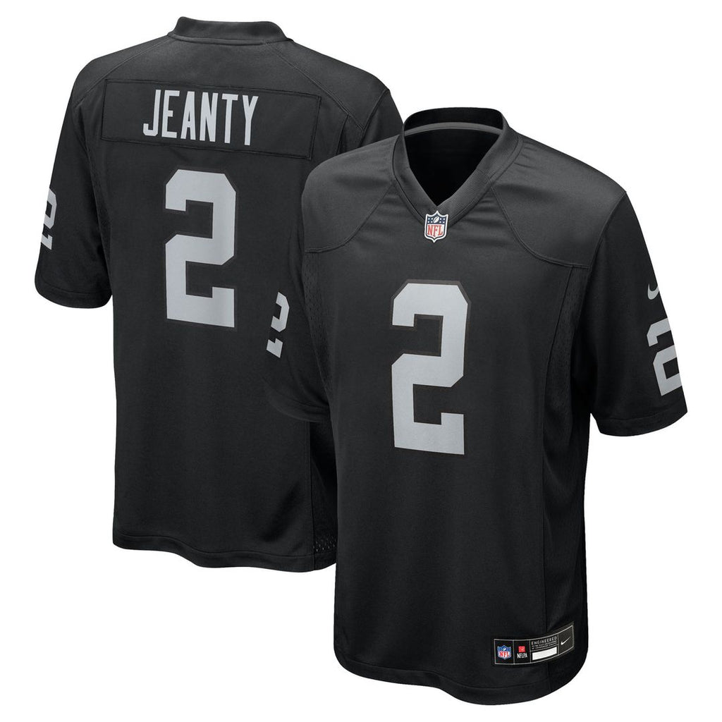 Las Vegas Raiders Ashton Jeanty Nike Black Game Jersey