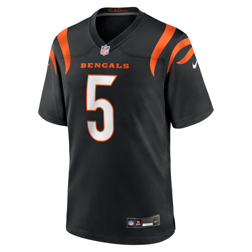 Cincinnati Bengals Tee Higgins Nike Black Game Jersey