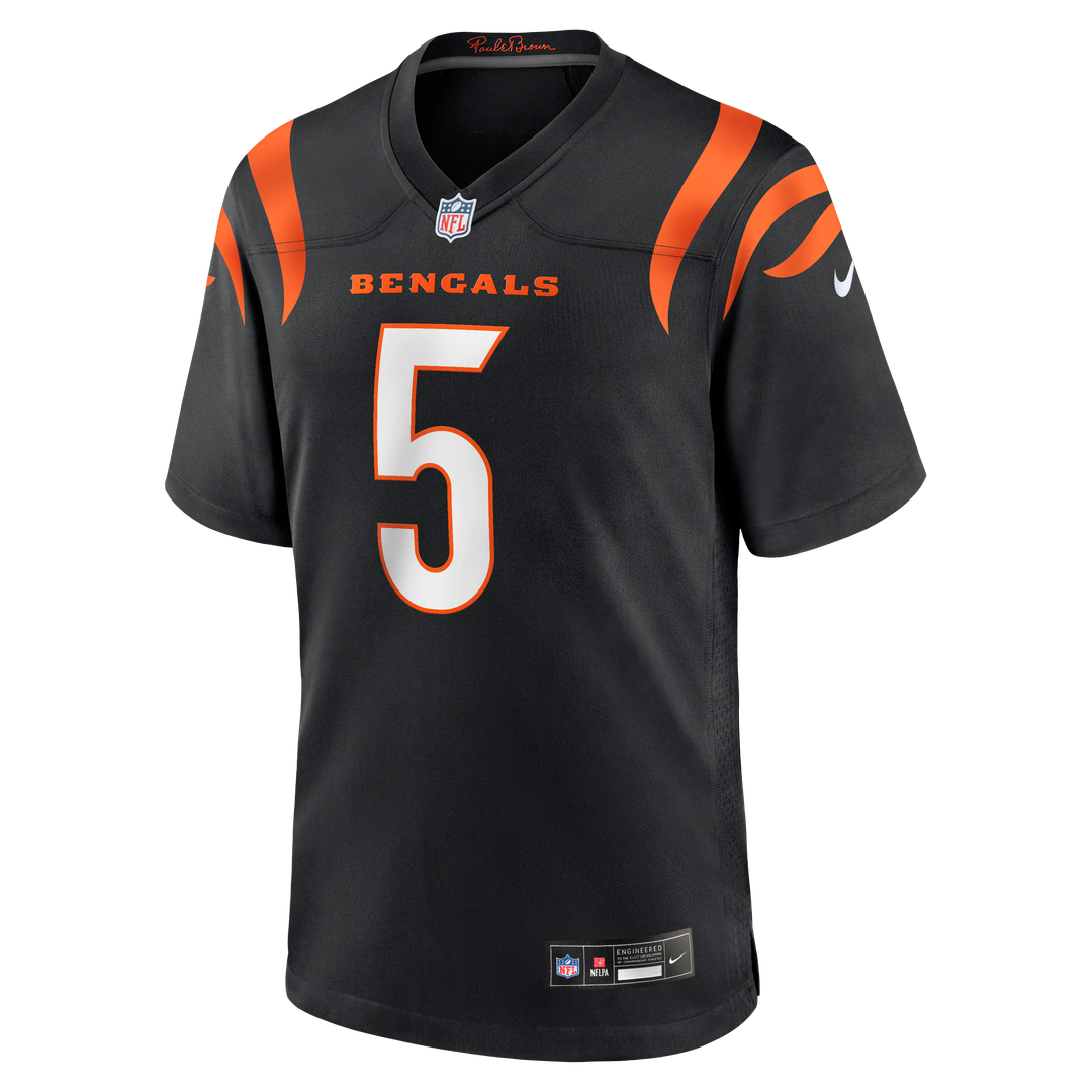 Cincinnati Bengals Tee Higgins Nike Black Game Jersey
