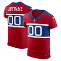 New York Giants Nike Red Alternate Vapor FUSE Elite Custom Jersey