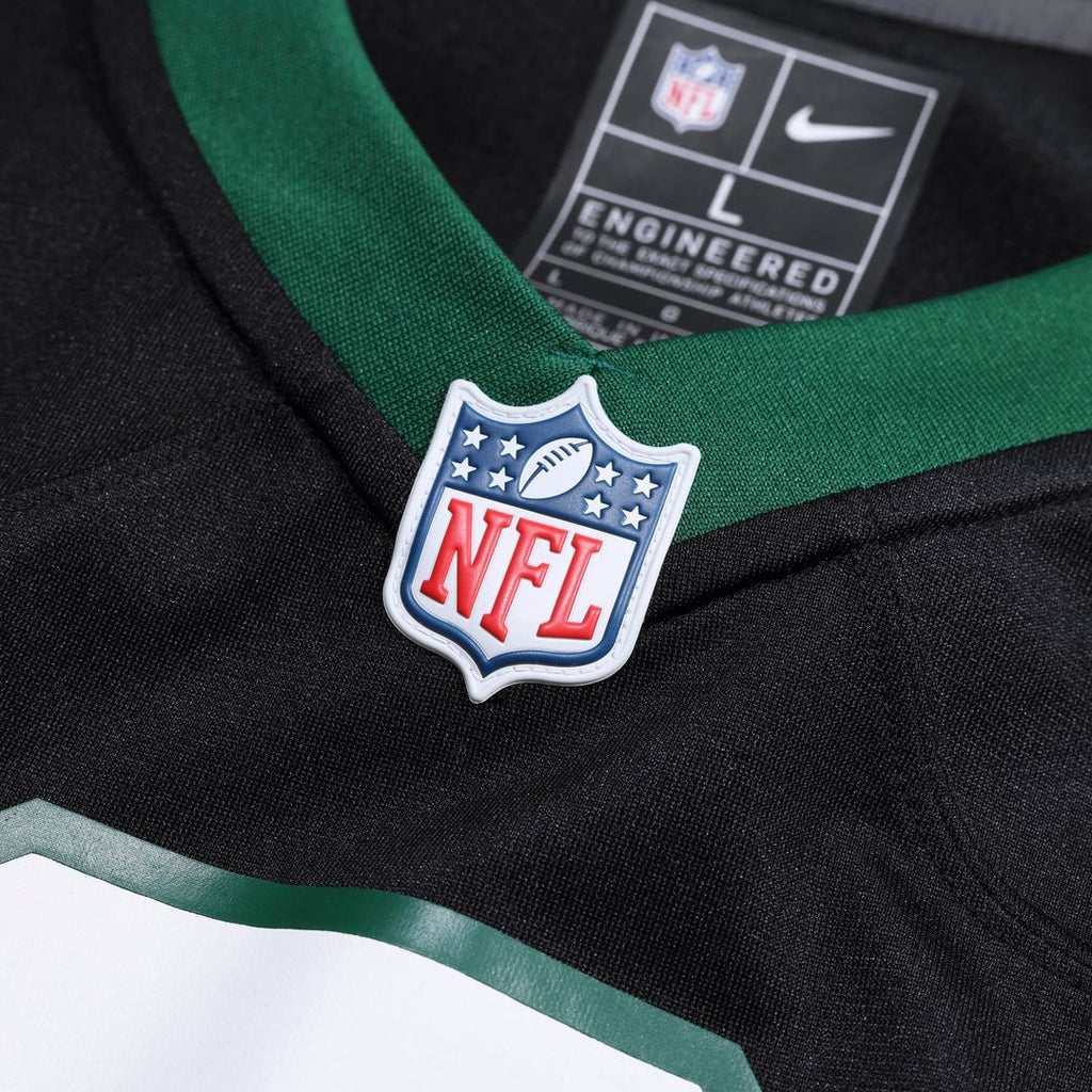 New York Jets David Bailey Nike Legacy Black Alternate Game Jersey