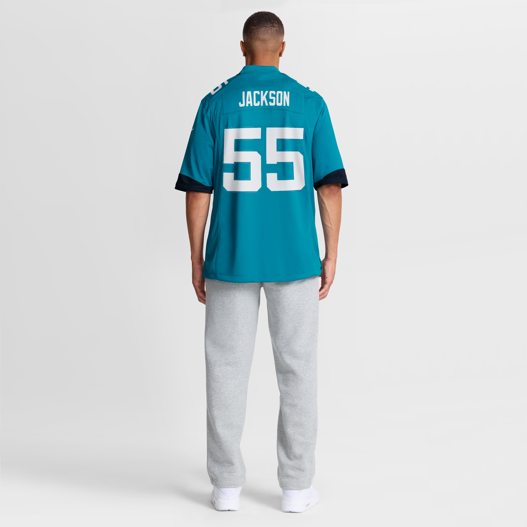 Jacksonville Jaguars Dequan Jackson Nike Teal Game Jersey