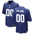 New York Giants Nike Royal Custom Jersey