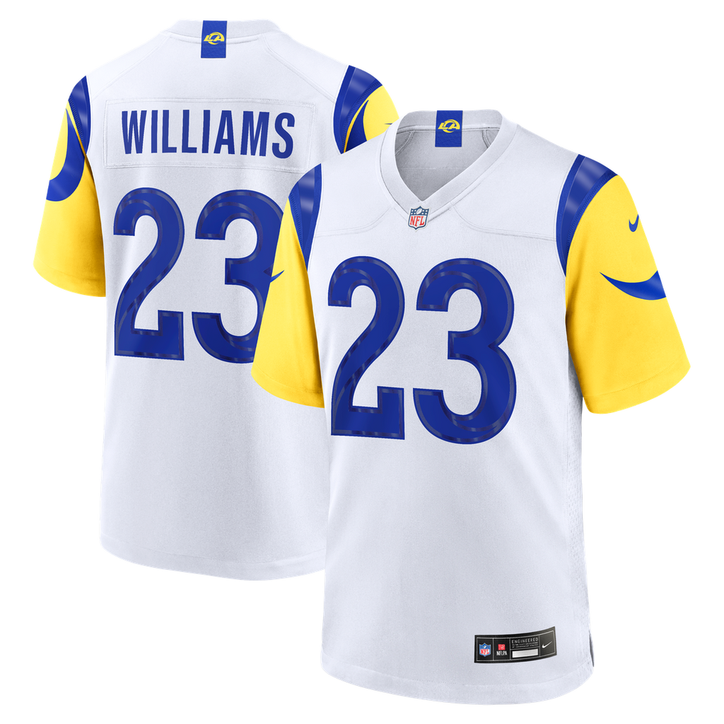 Los Angeles Rams Kyren Williams Nike White White Game Jersey
