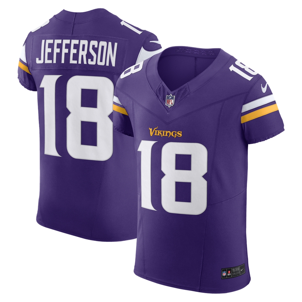 Minnesota Vikings Justin Jefferson Nike Purple Team Vapor FUSE Elite Jersey