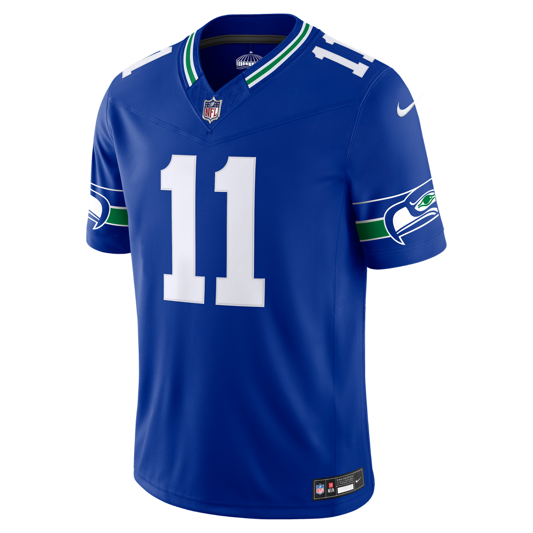 Seattle Seahawks Jaxon Smith - Njigba Nike Royal Alternate Vapor FUSE Stitched Limited Jersey
