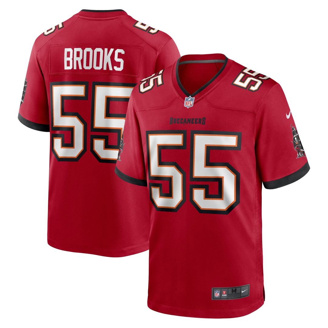 Tampa Bay Buccaneers Derrick Brooks Nike Red Retired Game Jersey