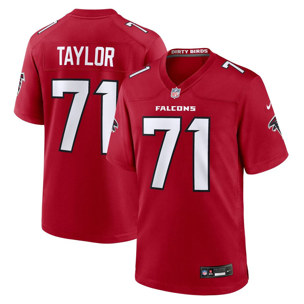 Atlanta Falcons Jawaan Taylor Nike Red Game Jersey