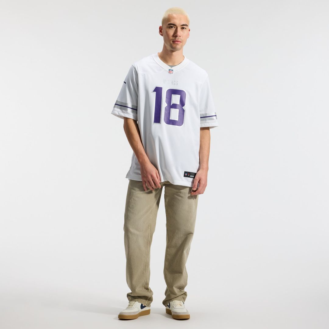 Minnesota Vikings Justin Jefferson Nike White Alternate Game Jersey