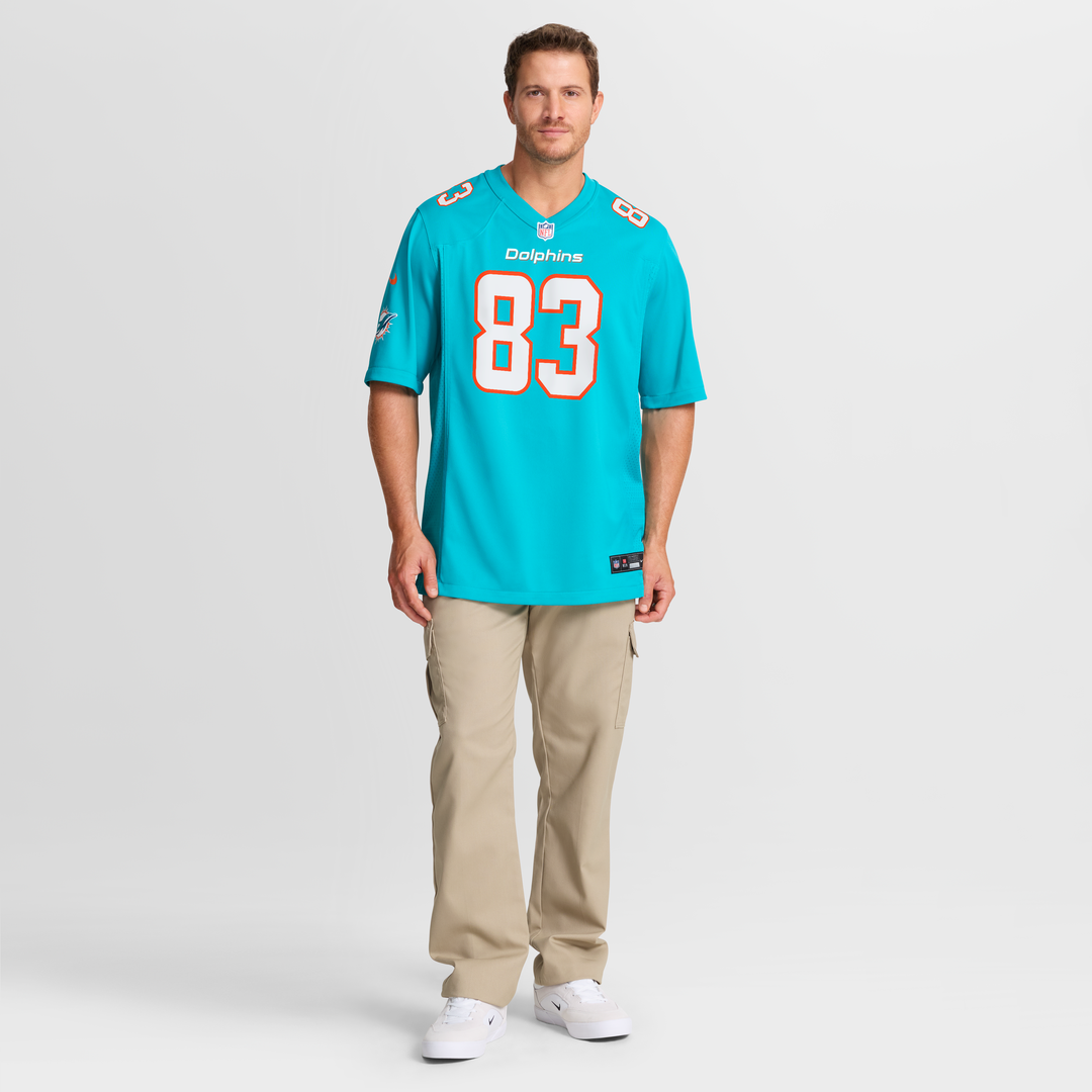 Miami Dolphins Darren Waller Nike Aqua Game Jersey