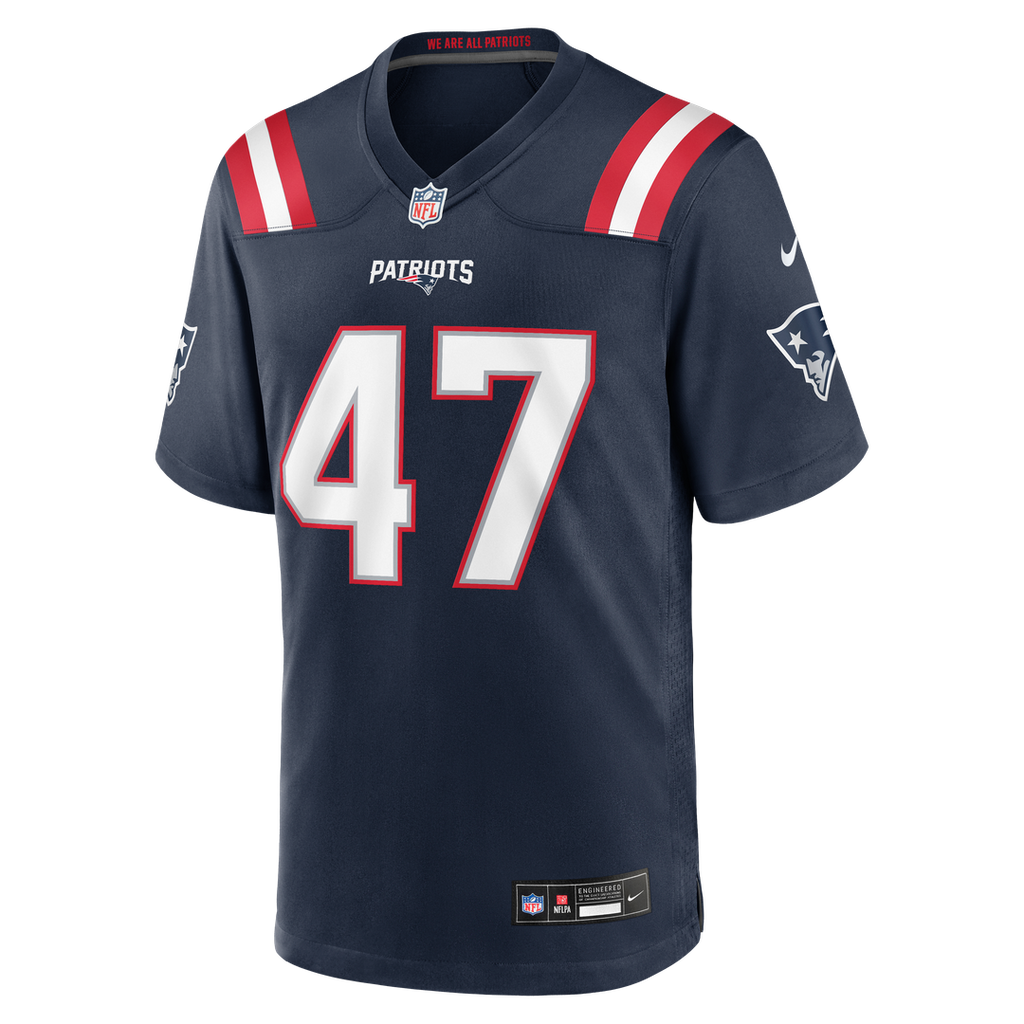 New England Patriots Julian Ashby Nike Navy Game Jersey