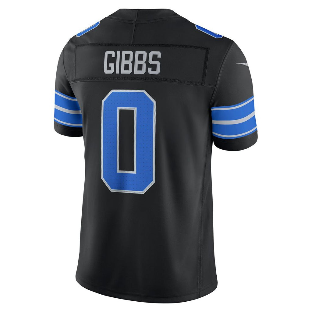 Detroit Lions Jahmyr Gibbs Nike Black Alternate Vapor FUSE Stitched Limited Jersey