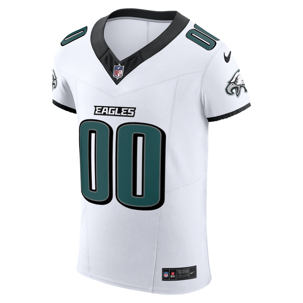 Philadelphia Eagles Nike White Vapor FUSE Elite Custom Jersey