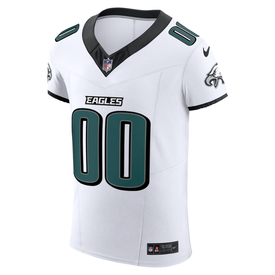 Philadelphia Eagles Nike White Vapor FUSE Elite Custom Jersey