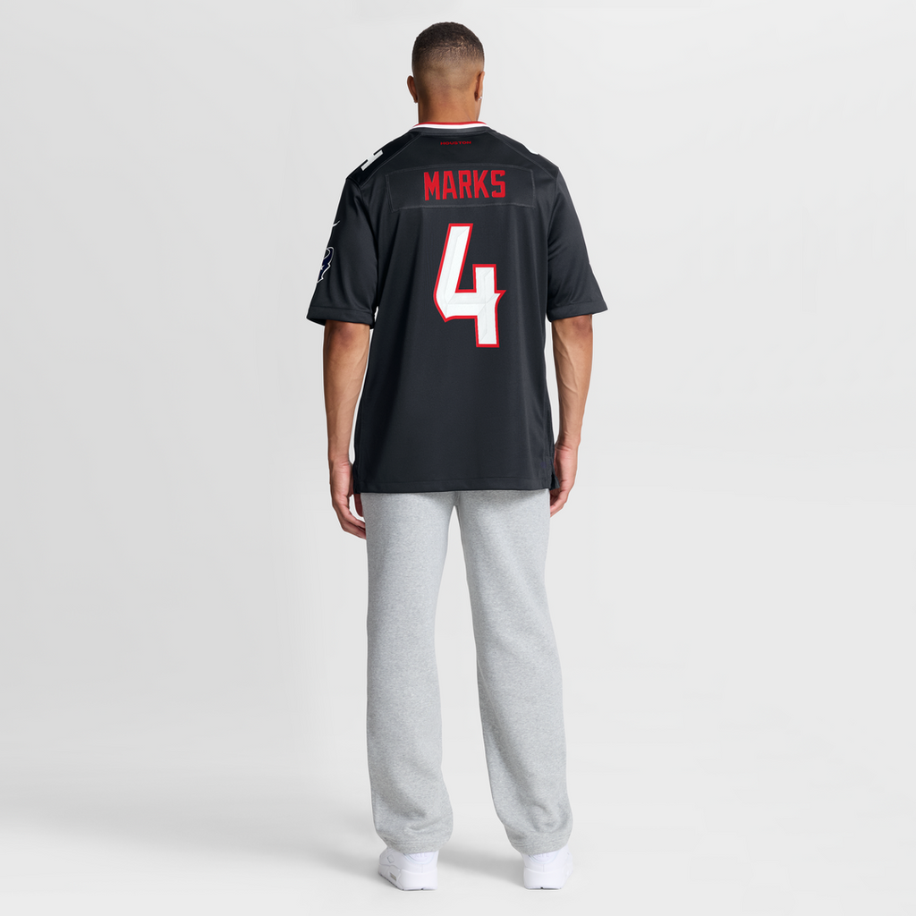 Houston Texans Woody Marks Nike Navy Game Jersey