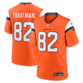 Denver Broncos Adam Trautman Nike Orange Game Jersey