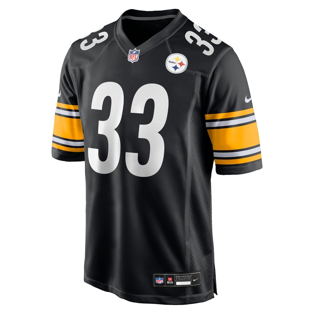 Pittsburgh Steelers Jack Sawyer Nike Black Game Jersey