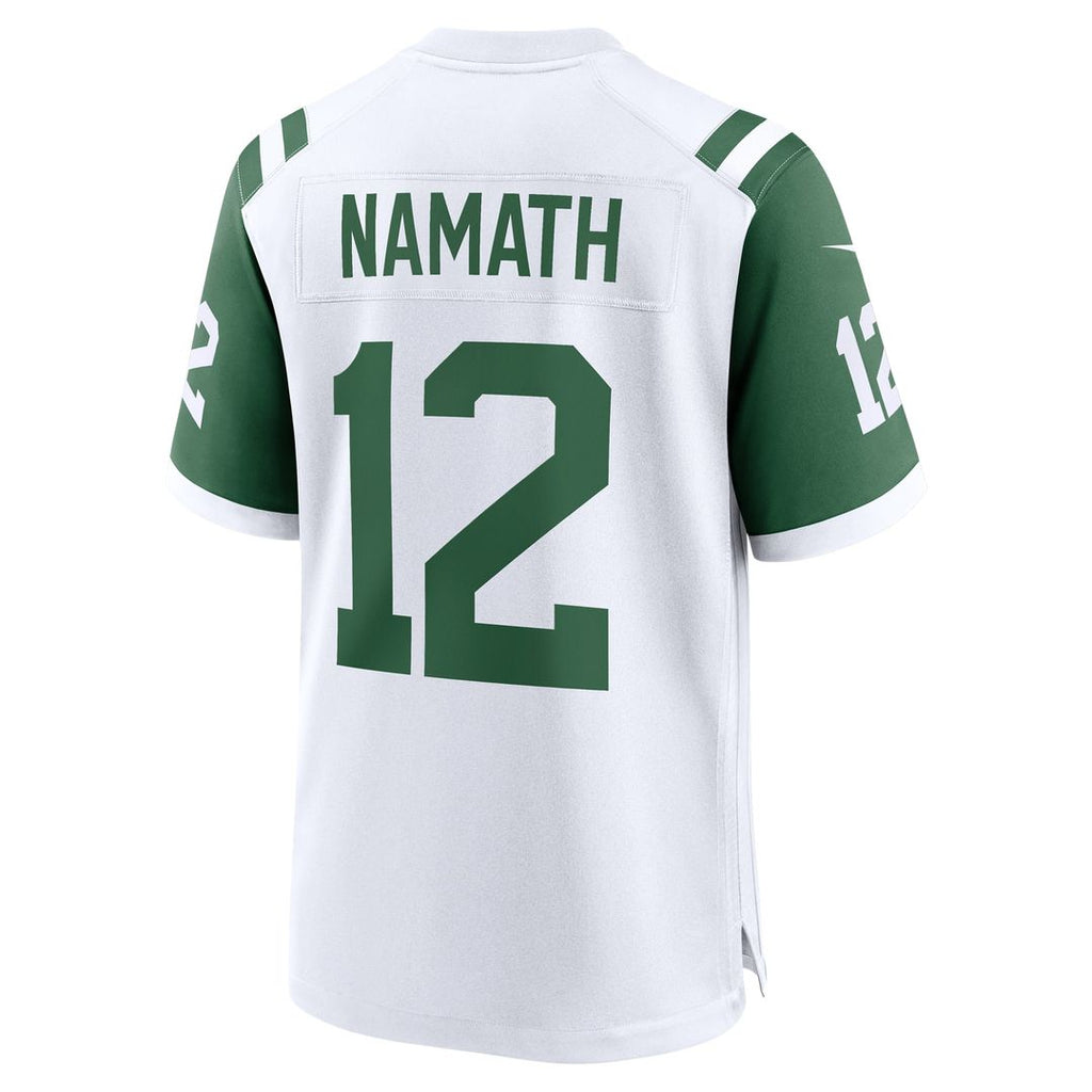 New York Jets Joe Namath Nike White Classic Alternate Retired Game Jersey